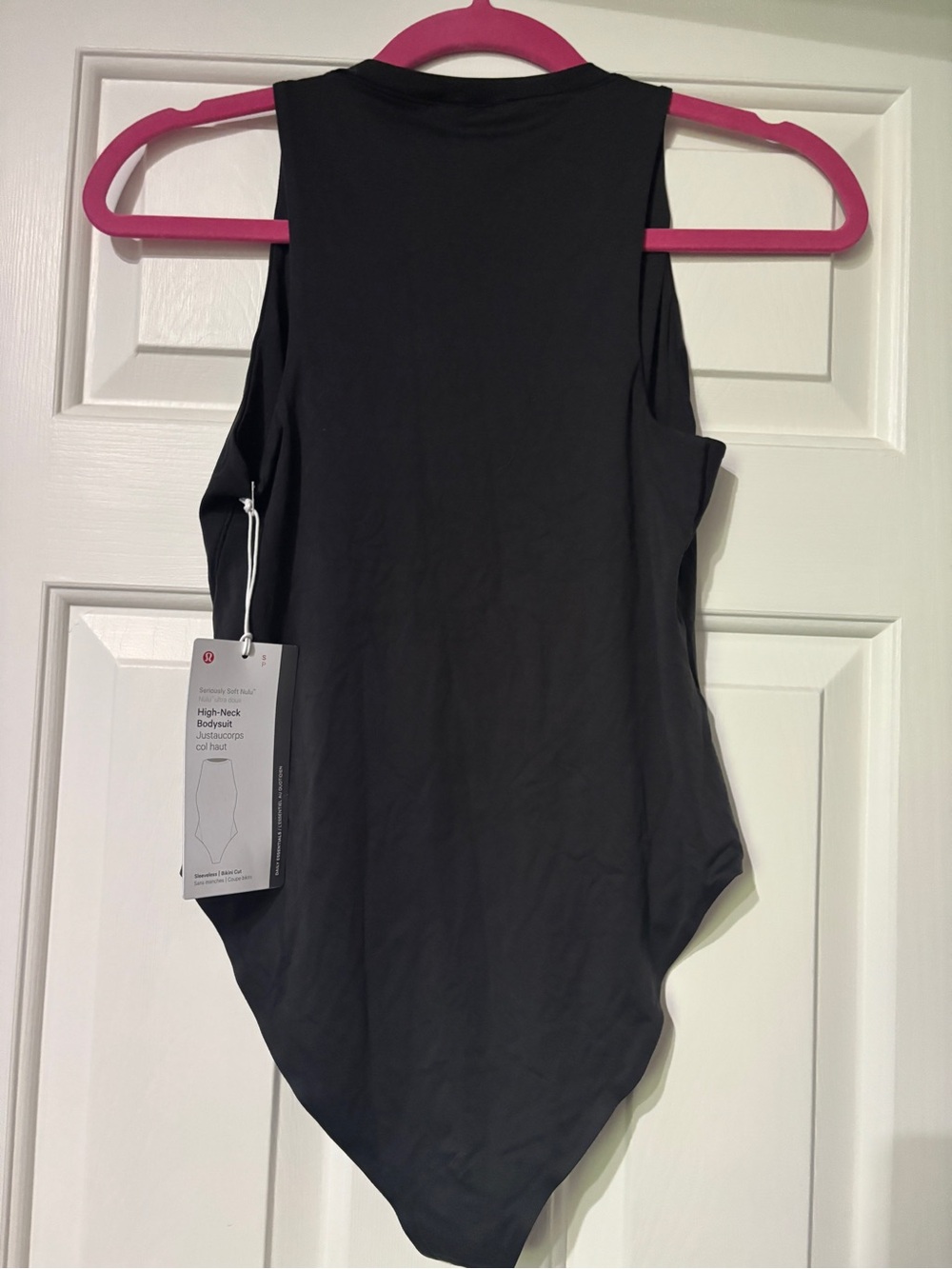 New with tags Lululemon Nulu High Neck Bodysuit in black - Size small